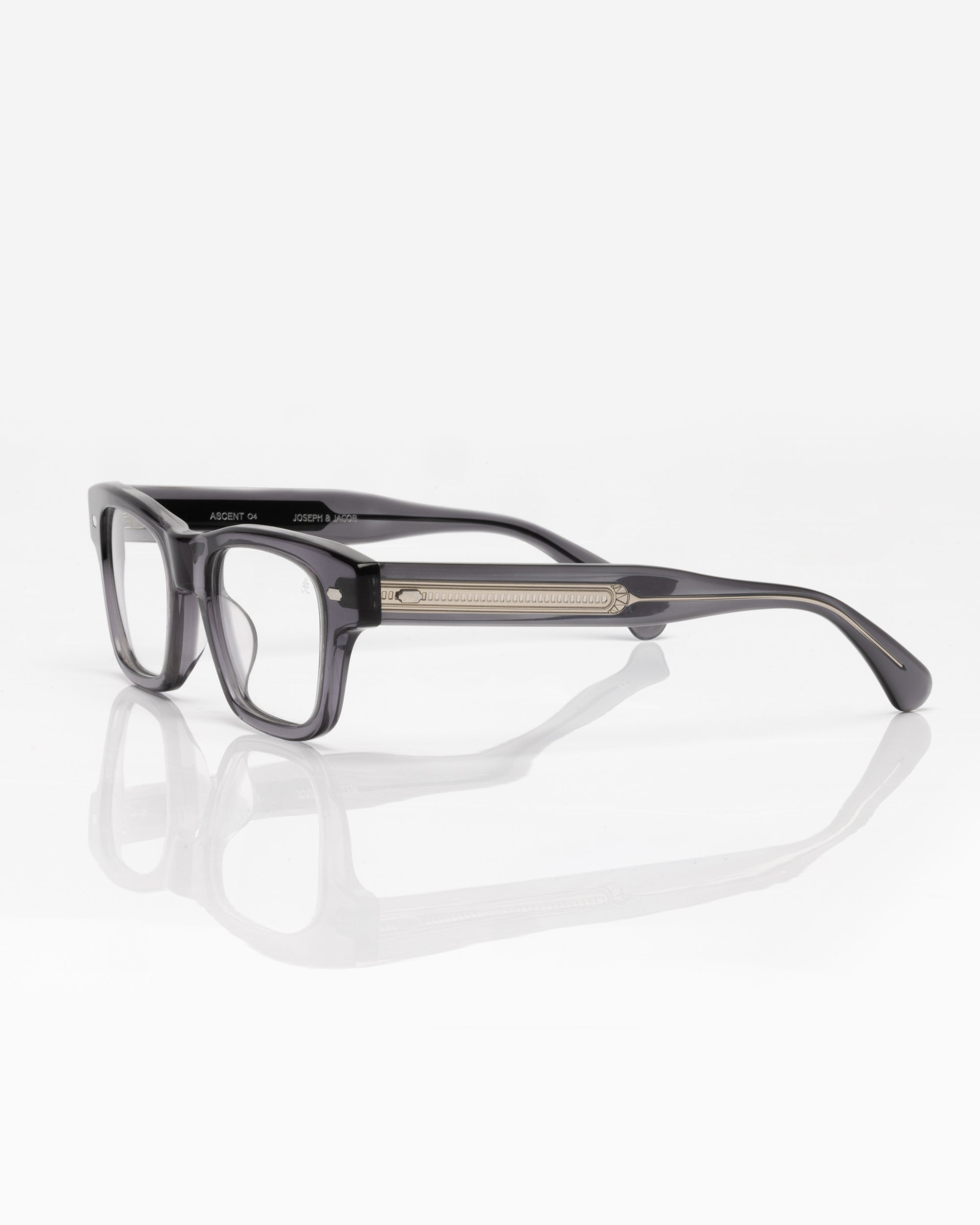 Grey transparent and Silver / Gris transparent et Argent / Optics / Optique