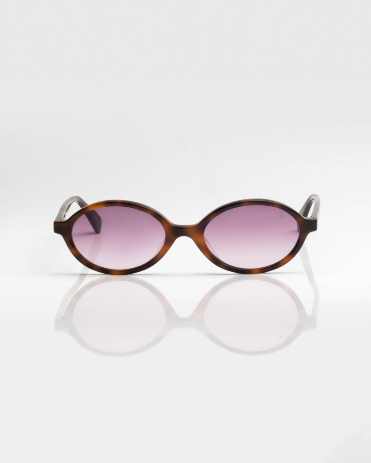 Dark Tortoise and Gold - Gradient Purple / Écaille et Or - Dégradé Violet / Sunglasses / Solaire