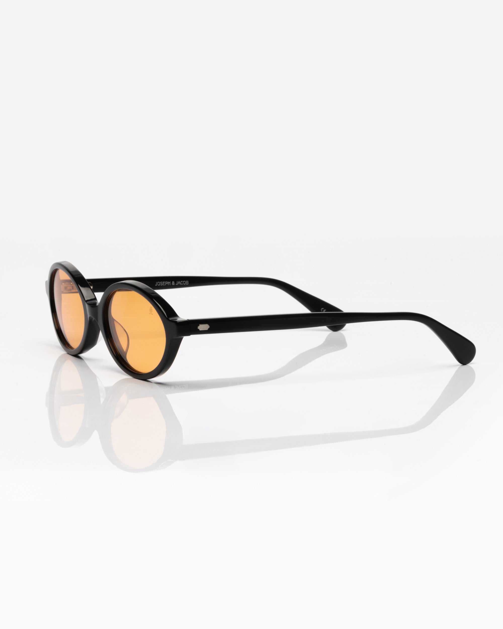 Black and Silver - Orange / Noir et Argent - Orange / Sunglasses / Solaire