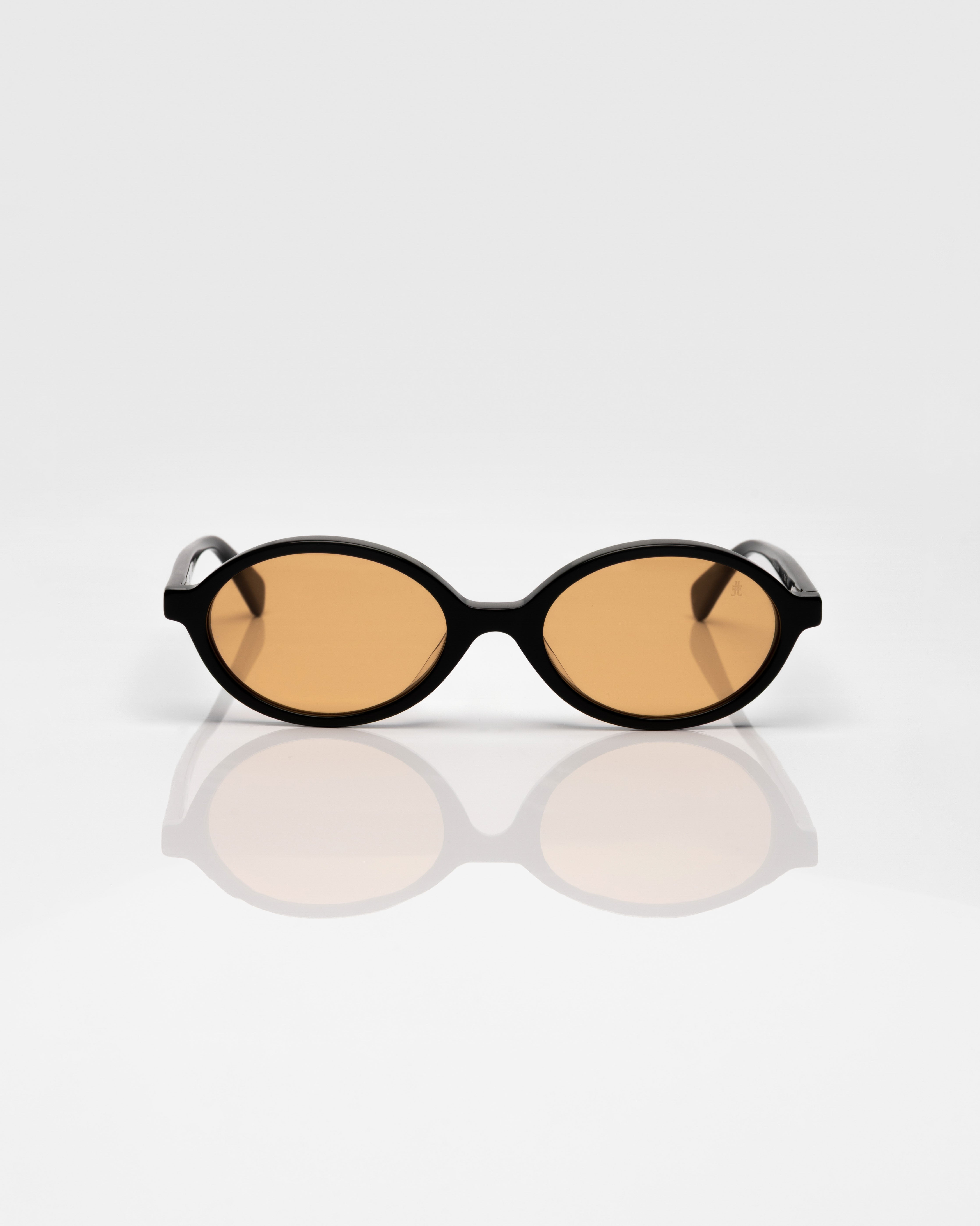 Black and Silver - Orange  / Noir et Argent - Orange / Sunglasses / Solaire