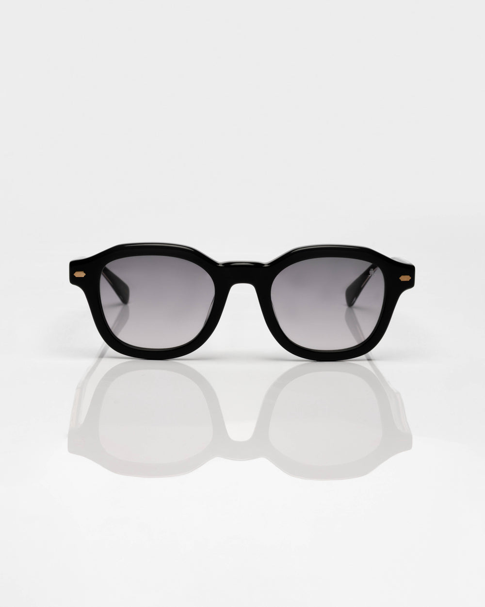Black and Gold - Gradient Grey / Noir et Or - Dégradé Gris / Sunglasses / Solaire