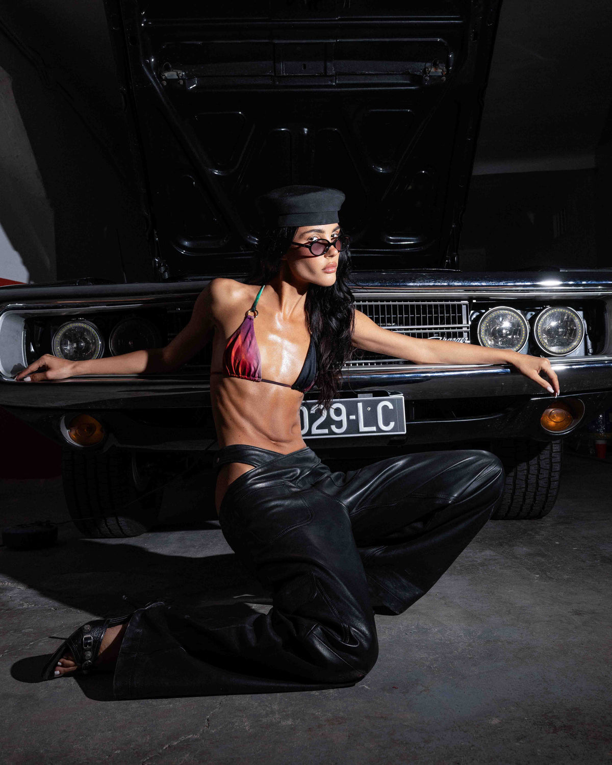 Black and Silver - Gradient Grey  / Noir et Argent - Dégradé Gris / Sunglasses / Solaire